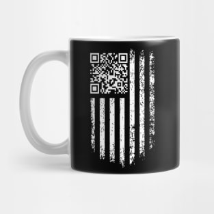 Trump Dance QR with America Flag Mug